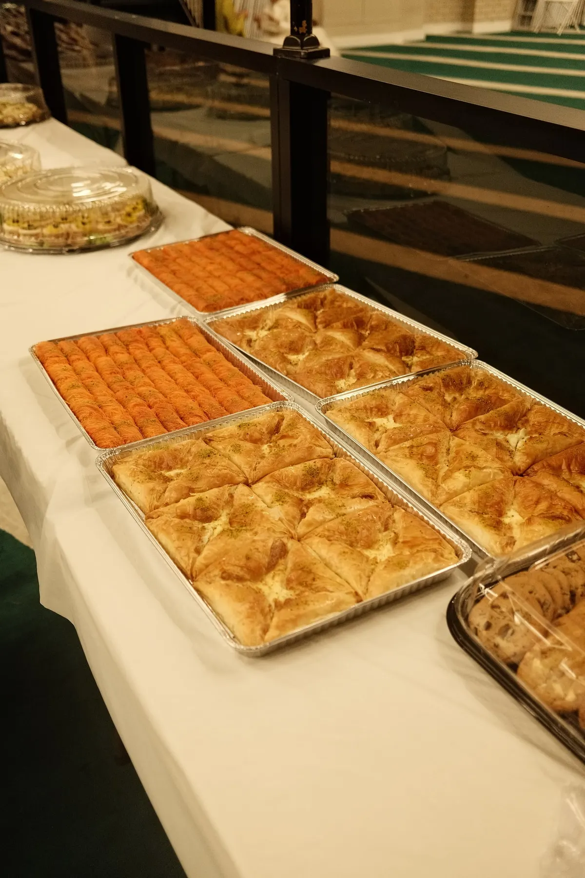 Trays of baklava