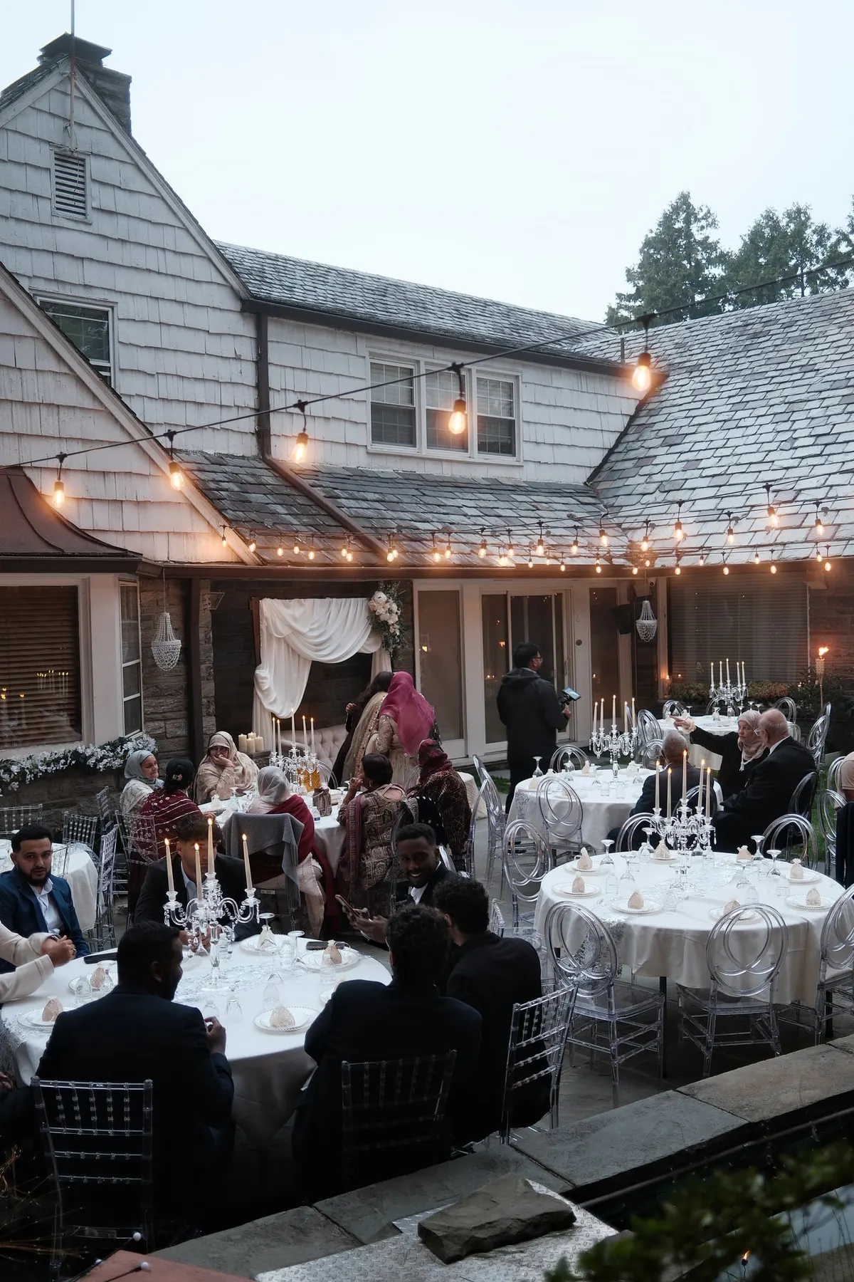 The house and the reception